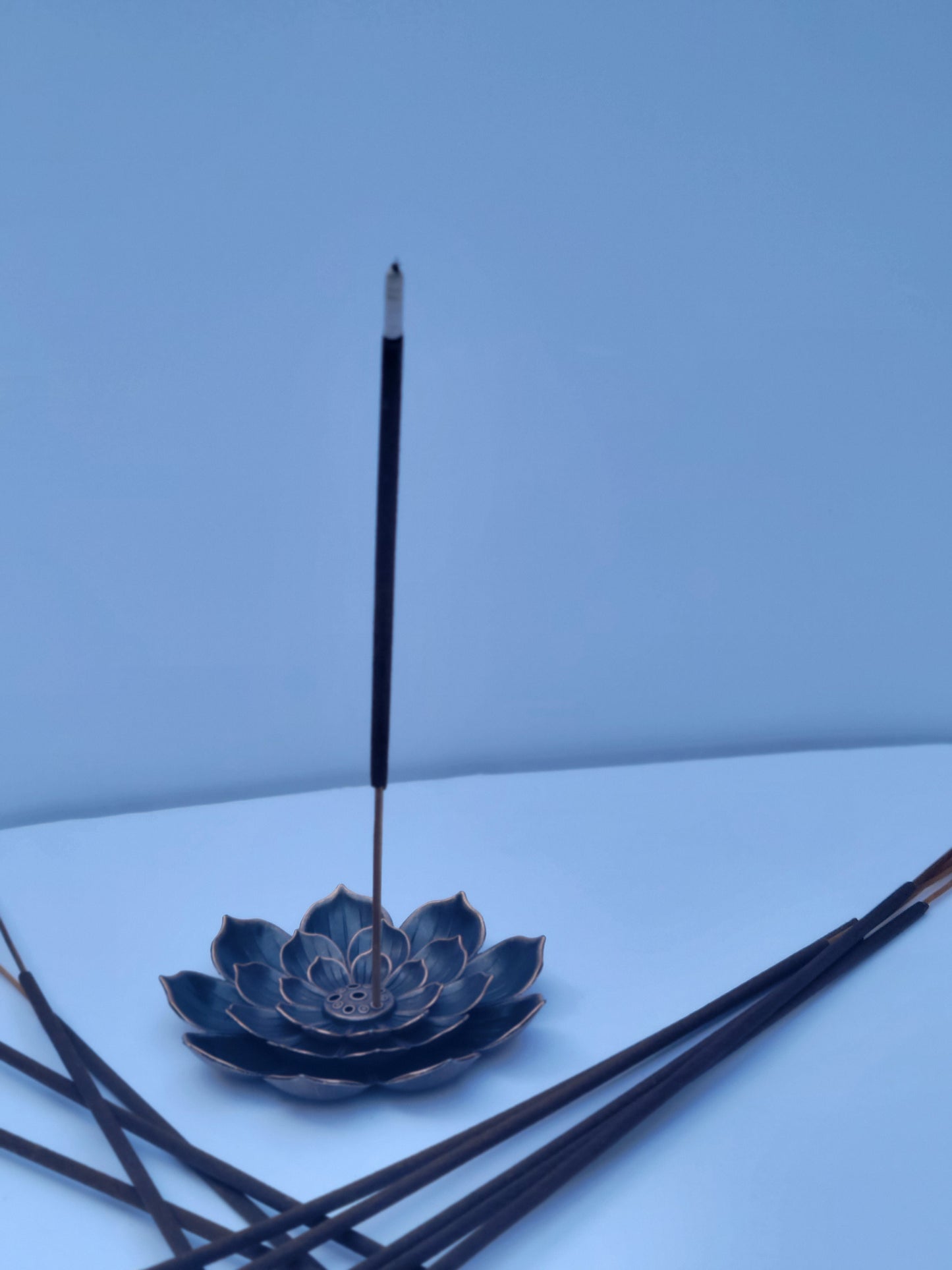 Porta incienso de loto