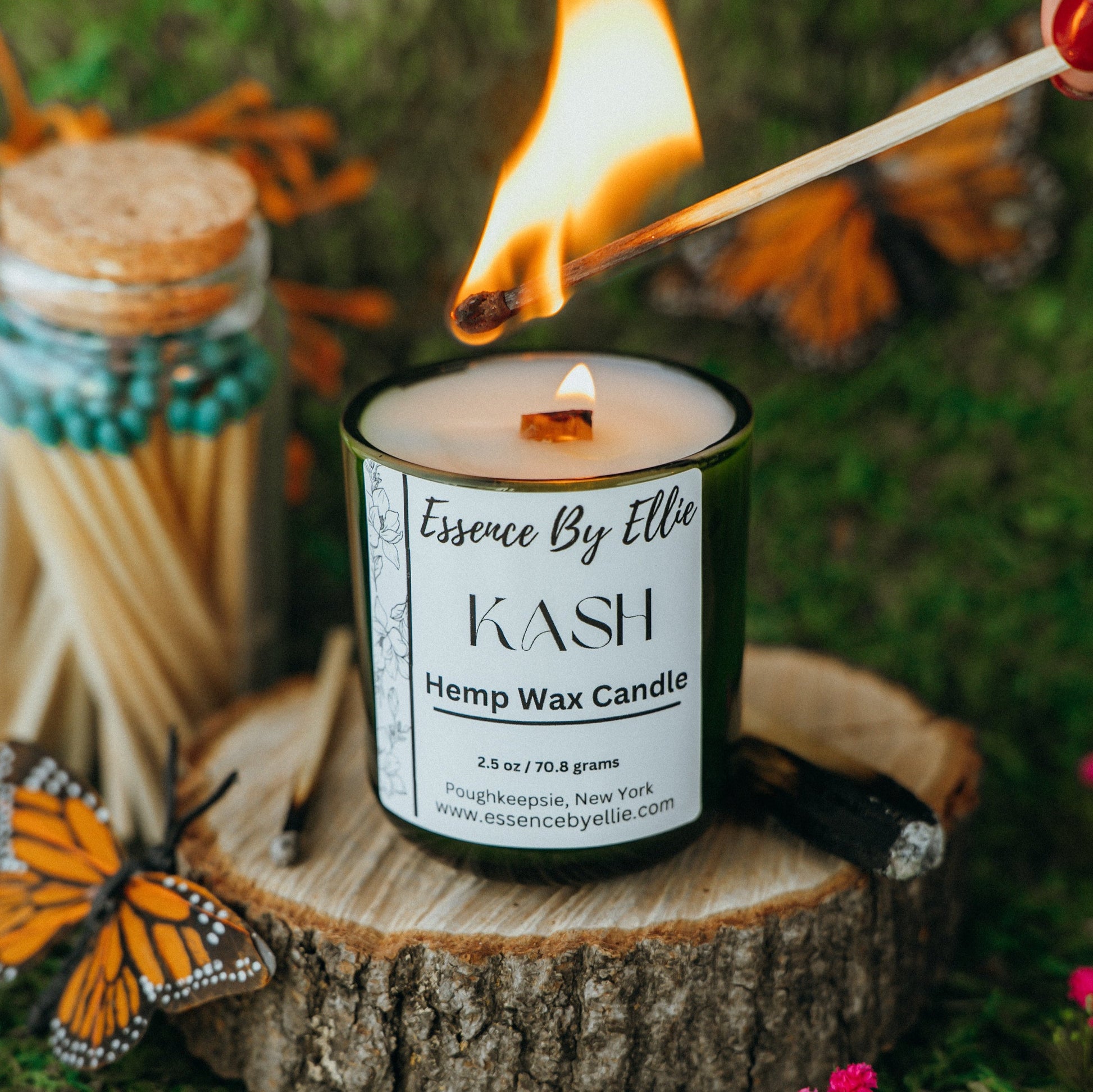 spring cash candle