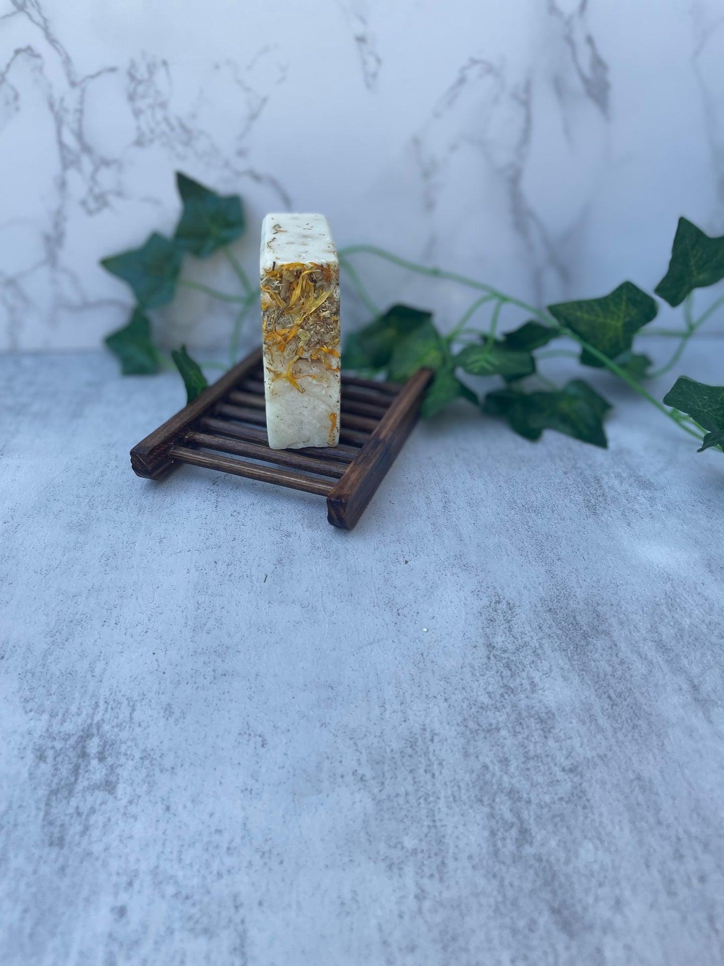 Flower Power (Chamomile & Calendula) Soap Bar.