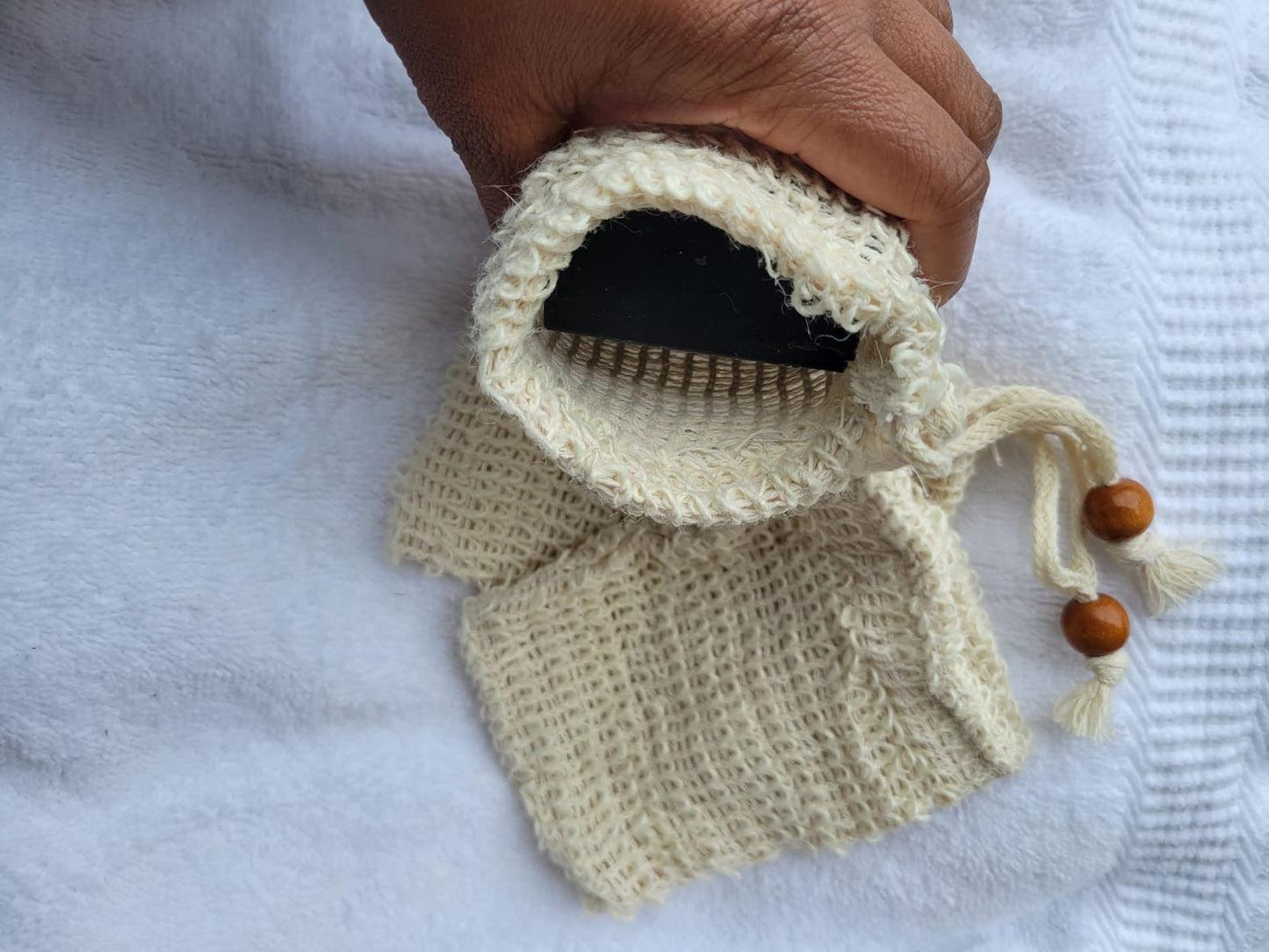 Sisal Hemp Soap Bag | Foaming Easy Bubble Soap Holder.