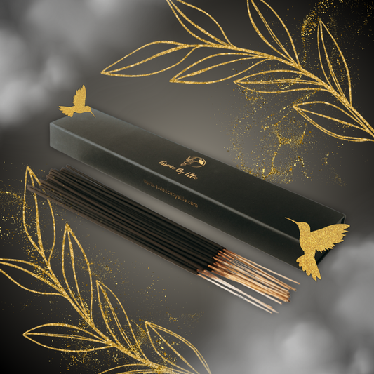 Incense Stick in black and gold gift box 