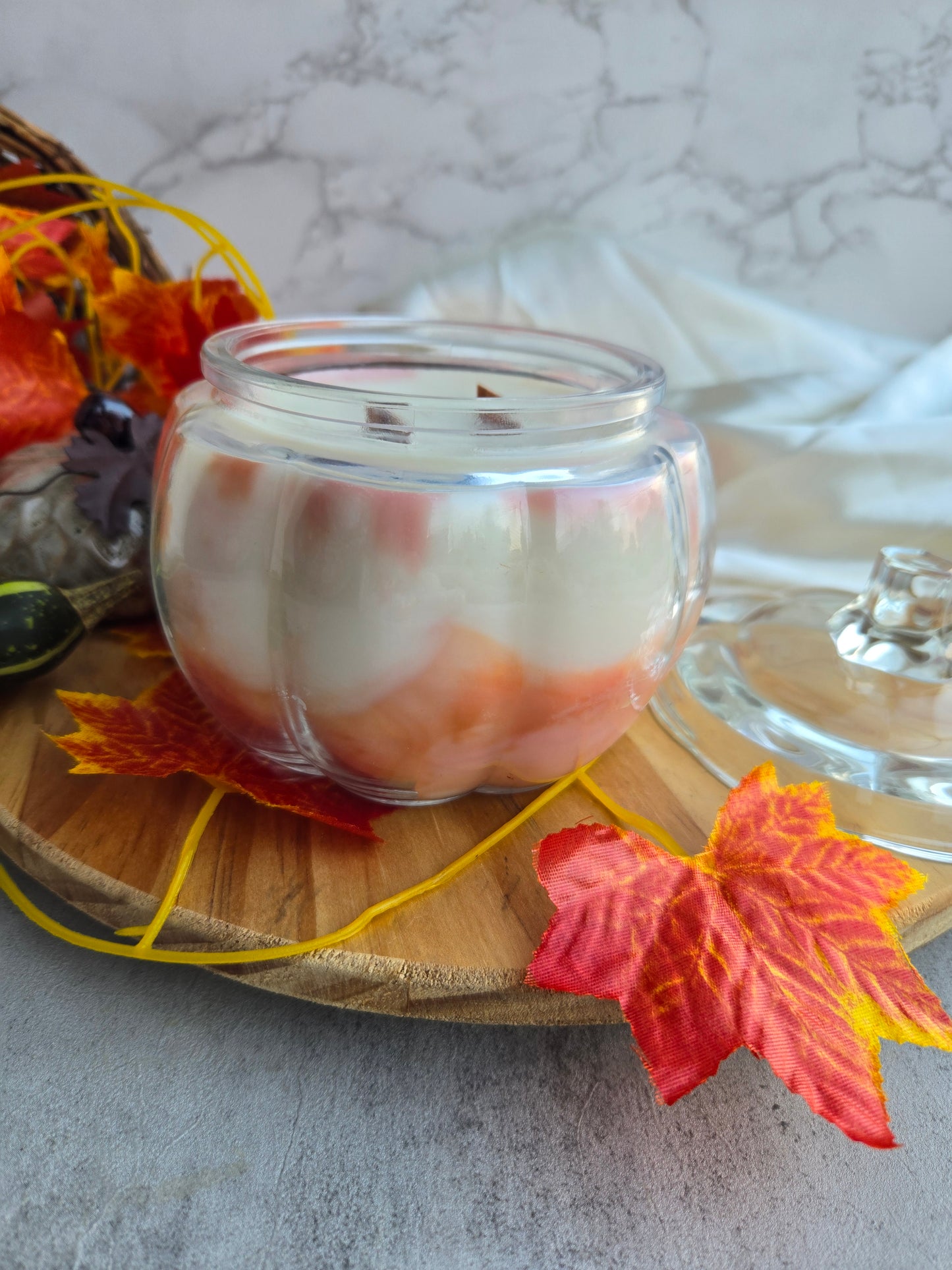 pumpkin scented candle