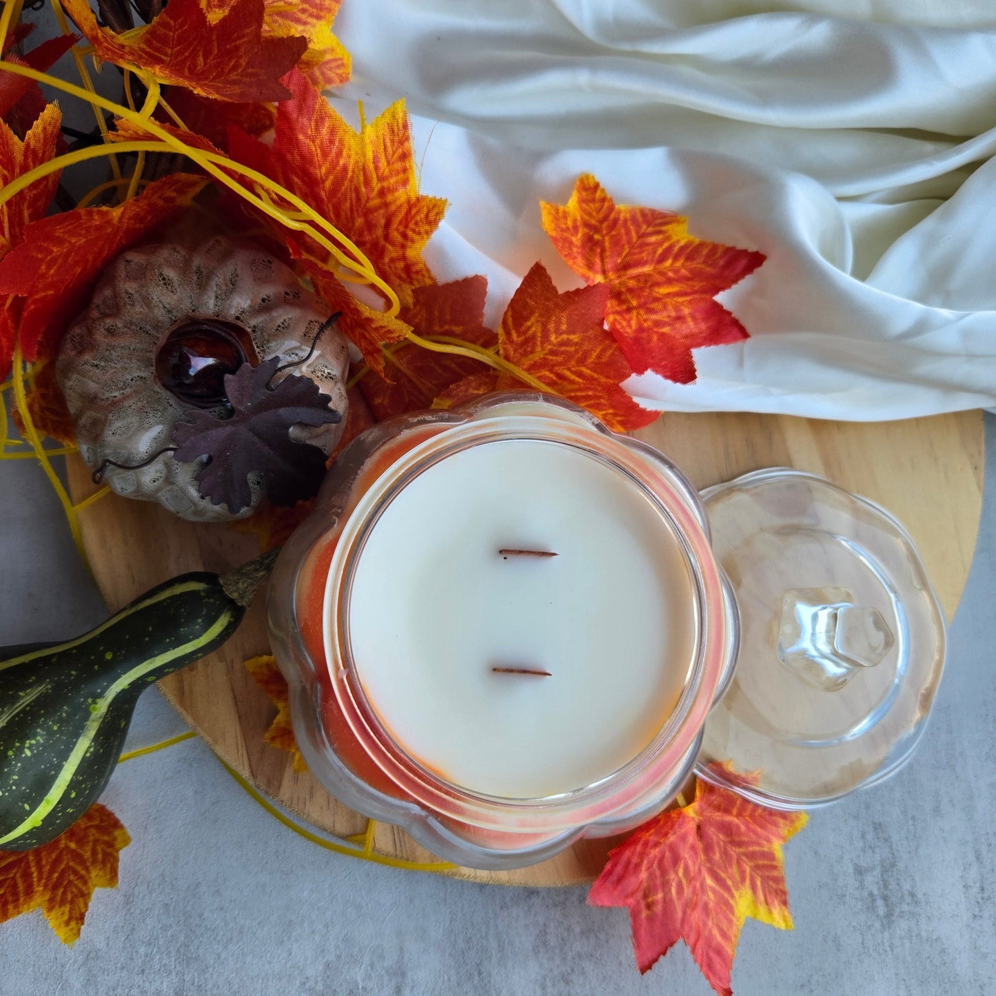 Fall candle pumpkin seasonal candle