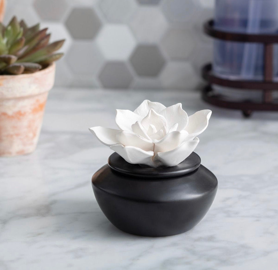 diffuser, waterless diffuser, peppermint essential oil, ceramic diffuser, easy to use diffuser, highly scented essential oil, highly scented oil diffuser